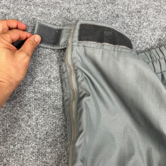 The North Face Rain Pants Mens M Medium Grey Nylon Waterproof Lined Snow *READ - Picture 12 of 15